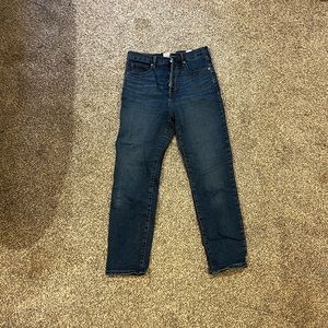 Everlane High-Rise Button-Fly Slim-Straight Jeans